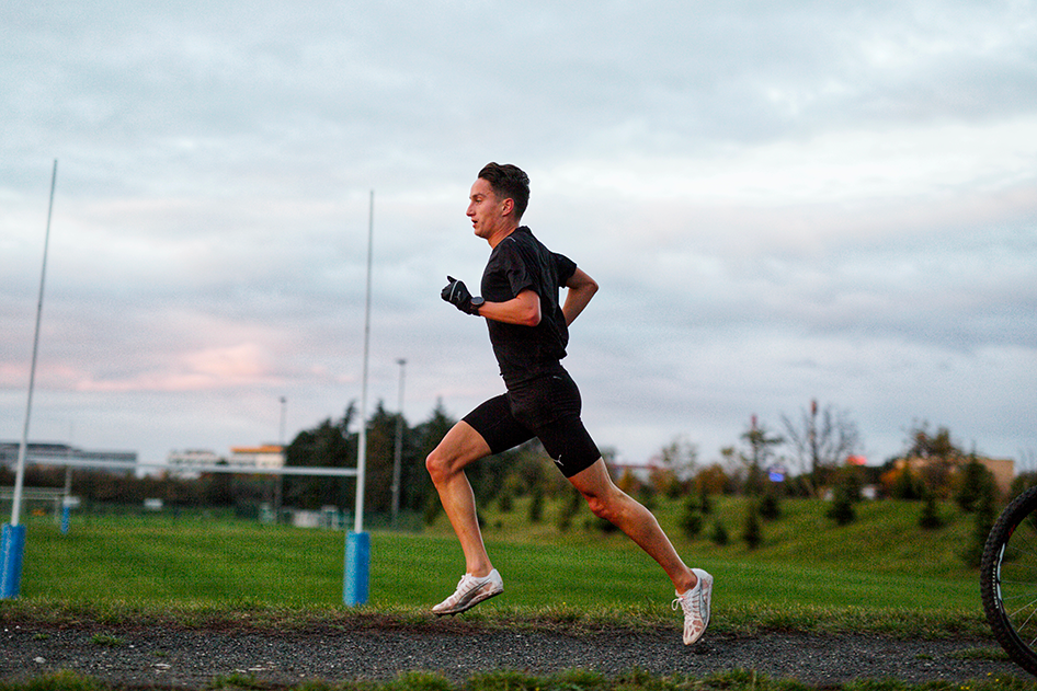 Runner en séance de seuil