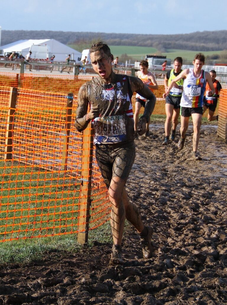 Chute de RG.TRC aux championnats de France de cross-country