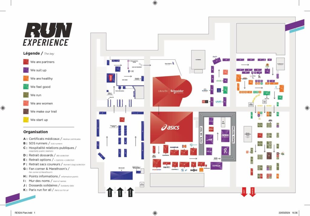 Plan salon du running 2024