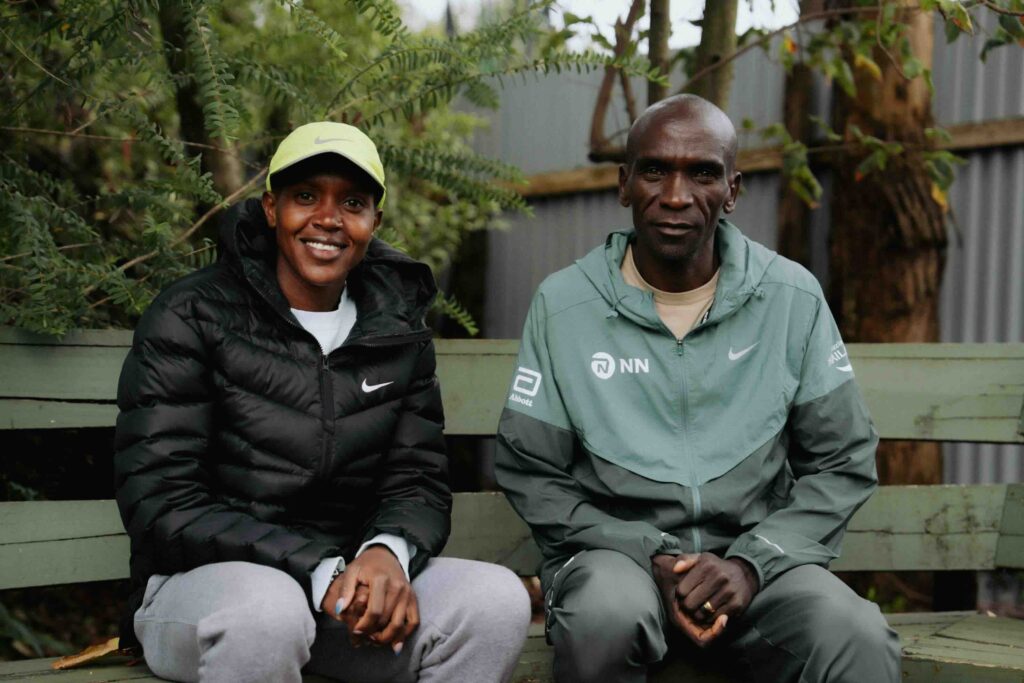 Faith Kipyegon and Eliud Kipchoge