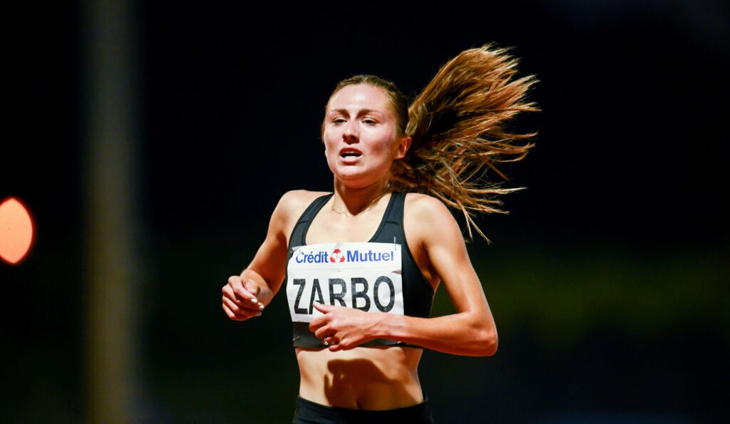 Zarbo Alessia during the Athletics French Championships - Day 2 at Pierre Paul Bernard Stadium on August 2, 2025 in Talence, France. (Photo by Loic Cousin/Icon Sport) - Photo by Icon Sport