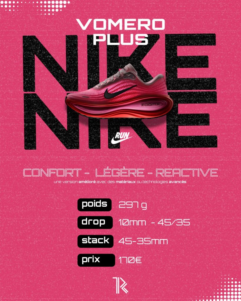 Nike Vomero Plus fiche technique